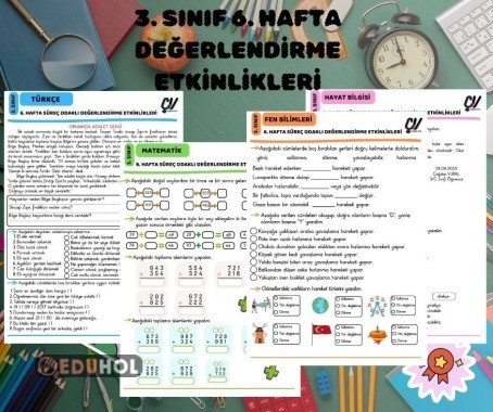 6. HAFTA DEĞERLENDİRME ETKİNLİKLERİ