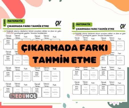 ÇIKARMADA FARKI TAHMİN ETME