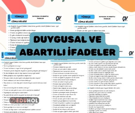 DUYGUSAL VE ABARTILI İFADELER