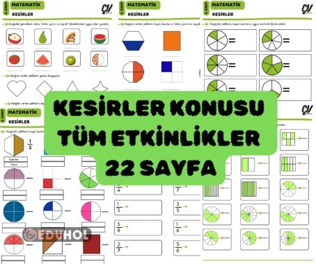 KESİRLER KONUSU TÜM ETKİNLİKLER