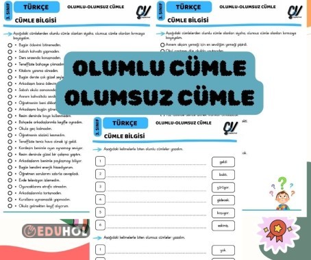 OLUMLU - OLUMSUZ CÜMLE