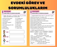 EVDEKİ GÖREV VE SORUMLULUKLARIM