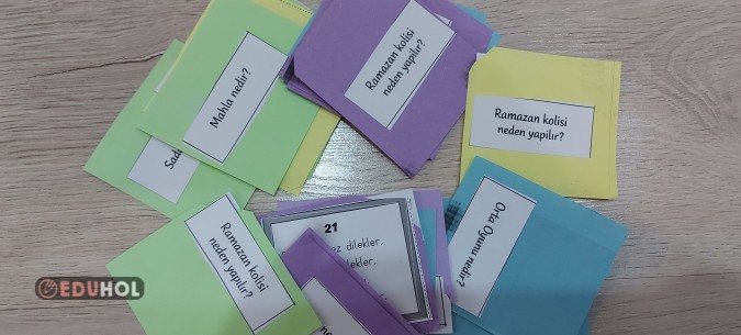 Ramazan etkinlikleri görev kartlari 2.sınıf.Her Güne Bir görev