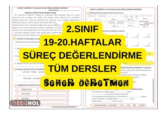 19-20.HAFTALAR SÜREÇ DEĞERLENDİRME