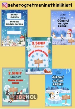 GELİŞİM RAPORU KAPAKLARI 5 FARKLI MODEL