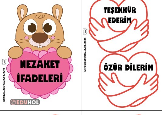 NEZAKET İFADELERİ SINIFA ASMAK İÇİN