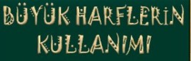 2. Sınıf Büyük Harflerin Kullanıldığı Yerler