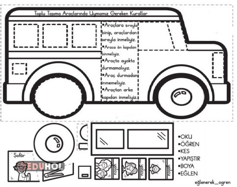 2. sınıf Toplu Taşıma Araçlarında Uyulması Gereken Kurallar