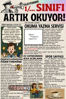 Artık Okuyorum Gazetesi Resimli