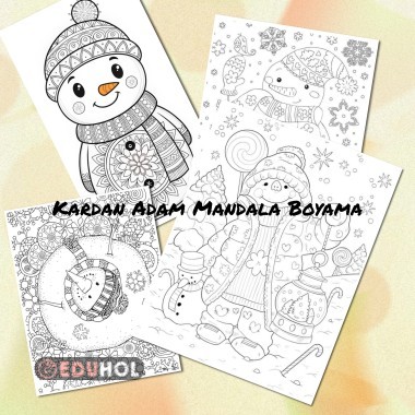 Dönem Sonu Faaliyet Haftası İçin Mandala Boyama
