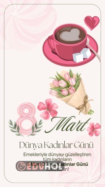 8 Mart Dünya Kadınlar Günü için Kahve Hediyesi Yazısı