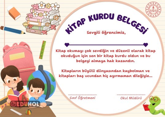 Kitap Kurdu Belgesi 📚