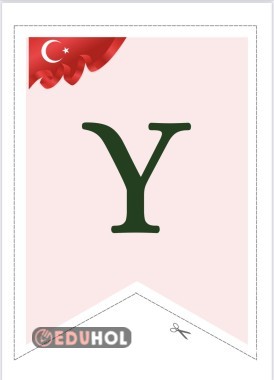 Yerli Malı Haftası Harf Flaması 🇹🇷✨