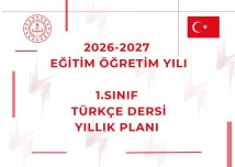 1.Sınıf Yıllık Plan Kapakları 2026-2027