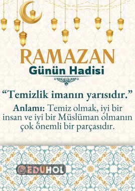 Ramazan Ayı Günün Hadisi 2