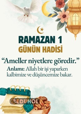 Ramazan'ın 1. Günü için 