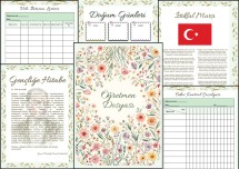 Öğretmen Dosyası ve Okul Öncesi Evrak Kapakları