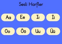 SESLİ HARFLER