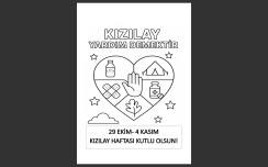 Kızılay Haftası Afiş