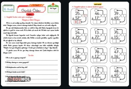 Günlük Ödev (16 Aralık)