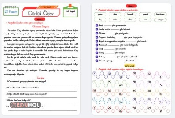 Günlük Ödev(21 Kasım)