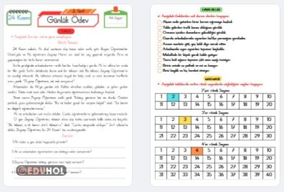 Günlük Ödev ( 24 Kasım )