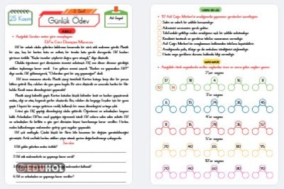 Günlük Ödev (25 Kasım)