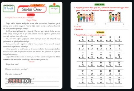 Günlük Ödev (8 Aralık)