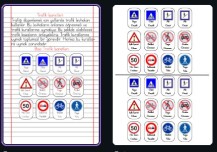 Trafik İşaretleri Defter Notu