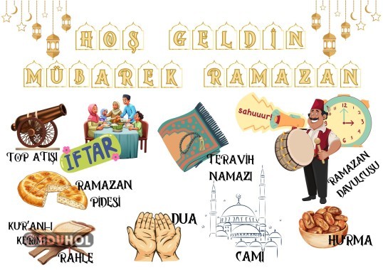 HOŞ GELDİN RAMAZAN POSTER 4X2
