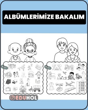 ALBÜMLERİMİZE BAKALIM İNTERAKTİF DEFTER ÇALIŞMASI