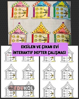 Eksilen ,Çıkan, Fark İnteraktif defter çalışması