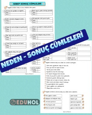 NEDEN -SONUÇ CÜMLELERİ