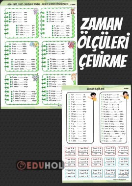 ZAMAN ÖLÇÜLERİ ÇEVİRME