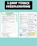 3.SINIF TÜRKÇE DEĞERLENDİRME