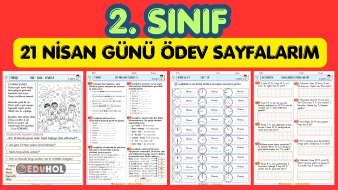 2. SINIF 21 NİSAN GÜNÜ ÖDEVLERİM