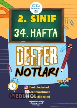 2. SINIF 34. HAFTA DEFTER NOTLARIM-SİMETRİ-DEĞİŞEN TEKNOLOJİK ÜRÜNLER