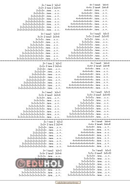 2. SINIF ÇARPMA İŞLEMİ TOPLAMADAN ÇARPMAYA GEÇİŞ ETKİNLİĞİ