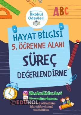 2. SINIF HAYAT BİLGİSİ 5. ÖĞRENME ALANI SÜREÇ DEĞERLENDİRMESİ