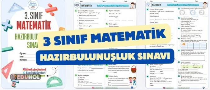 3. SINIF MATEMATİK HAZIRBULUNUŞLUK SINAVI