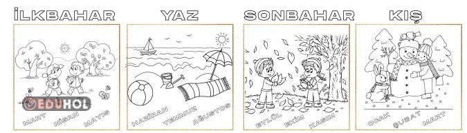 MEVSİMLER DEVASA BOYAMA