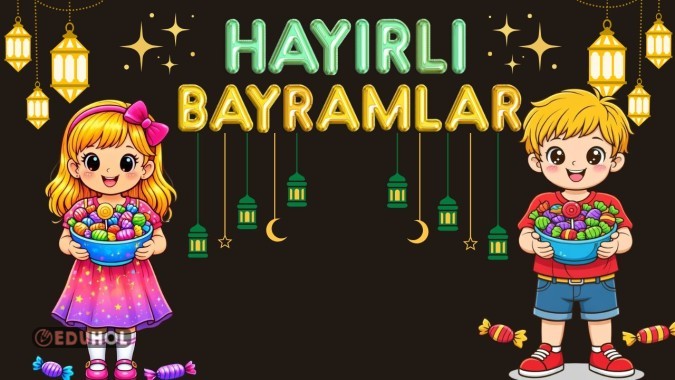 RAMAZAN BAYRAMI İÇİN AKILLI TAHTA UYUMLU DİJİTAL PANO