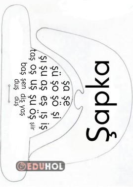 Ş SESİ ŞAPKA KES BOYA OKU ETKİNLİĞİ