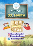 2. SINIF 33. HAFTA DENEME SINAVIMIZ 23 SORULUK KODLAMALI