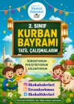 2. SINIF KURBAN BAYRAMI TATİL KİTAPÇIĞIM 10 SAYFA- ÇOK EMEK VERİLMİŞTİR.