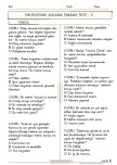 2. SINIF TÜRKÇE OKUDUĞUNU ANLAMA TESTİ