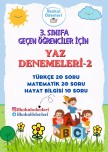 3. SINIFA GEÇEN ÖĞRENCİLER İÇİN YAZ DENEMESİ 2