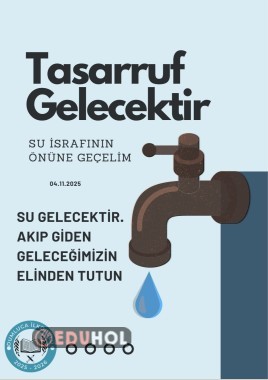 Tasarruflu Olmak Afiş