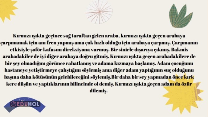 Trafik Kuralları Hikaye