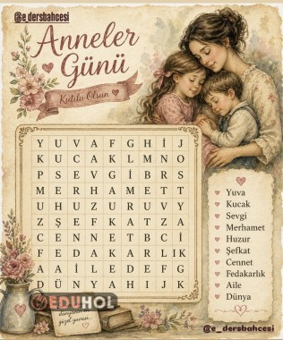 ANNELER GÜNÜ SÖZCÜK AVI 2